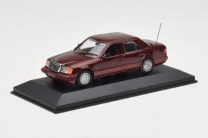 Mercedes W124 Dark Red Metallic Minichamps 1:43 MB002 Μέταλλο - εικόνα 2 από 4