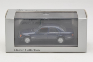 Mercedes W124 Σκούρο Μπλε Minichamps 1:43 MB006 Μέταλλο - εικόνα 4 από 4