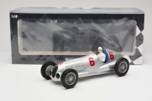Mercedes W125 #6 Daimler-Benz AG R. Caracciola 2nd Place Eifel Race Nurburgring 1937 Minichamps 1:18 155373106 Μέταλλο - εικόνα 6 από 6