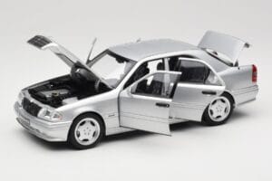 Mercedes C36 AMG W202 Silver Metallic Norev 1:18 183380 Μέταλλο - εικόνα 2 από 8