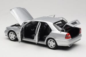 Mercedes C36 AMG W202 Silver Metallic Norev 1:18 183380 Μέταλλο - εικόνα 5 από 8