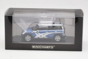 Mini Clubman R55 Cooper S Blue Metallic Onitsuka Tiger Minichamps 1:43 403138676 Μέταλλο - εικόνα 4 από 4