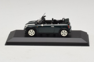 Mini Cooper Καμπριολέ Πράσινο Με Λευκή Ρίγα Minichamps 1:43 80420309093-R1 Μέταλλο