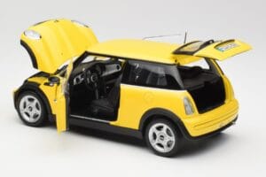 Mini Cooper One R50 Αεροδυναμικό Πακέτο Κίτρινο Kyosho 1:18 80430148553 Μέταλλο - εικόνα 5 από 8