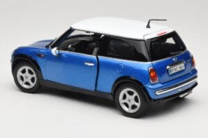 Mini Cooper R50 Μπλε με Λευκή Οροφή Mondo Motors 1:18 MINI004 Μέταλλο - εικόνα 7 από 8