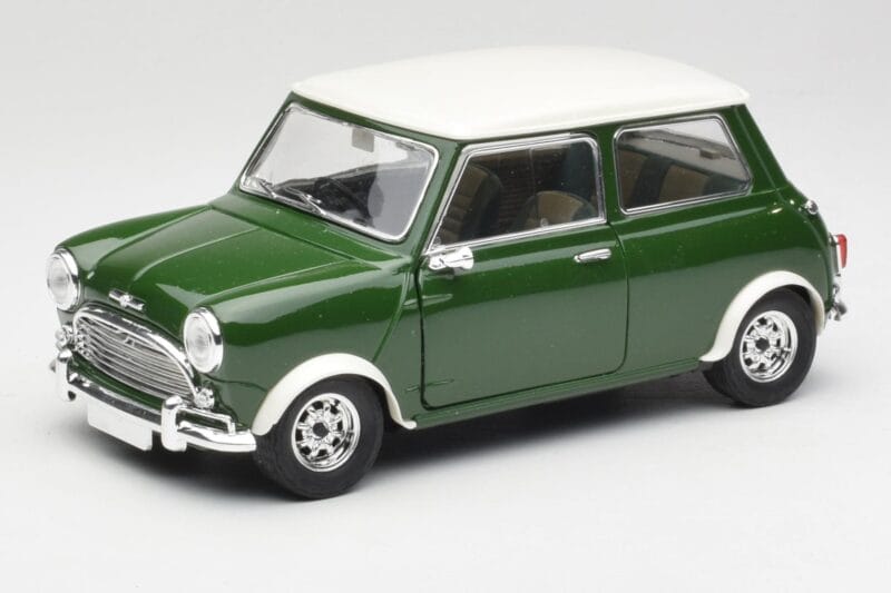 Mini Cooper S British Racing Πράσινο & Old English Λευκό Solido 1:18 8021 Μέταλλο