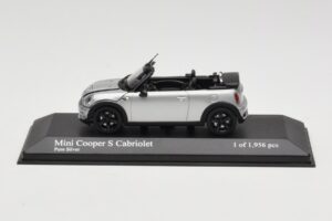 Mini Cooper S R57 Καμπριολέ Ασημί Minichamps 1:43 431138830 Μέταλλο