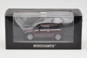 Mini One R50 Σκούρο Κόκκινο Με Μαύρη Οροφή Minichamps 1:43 MINI008 Μέταλλο - εικόνα 4 από 5