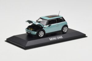 Mini One R50 Ανοιχτό Πράσινο Με Ανοιχτό Πράσινη Οροφή Minichamps 1:43 MINI003 Μέταλλο - εικόνα 2 από 4