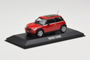 Mini One R50 Κόκκινο Με Κόκκινη Οροφή Minichamps 1:43 MINI001 Μέταλλο - εικόνα 2 από 5