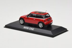 Mini One R50 Κόκκινο Με Κόκκινη Οροφή Minichamps 1:43 MINI001 Μέταλλο - εικόνα 3 από 5