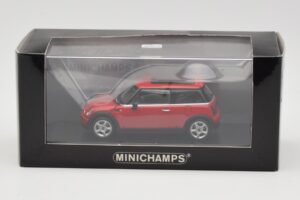 Mini One R50 Κόκκινο Με Κόκκινη Οροφή Minichamps 1:43 MINI001 Μέταλλο - εικόνα 4 από 5