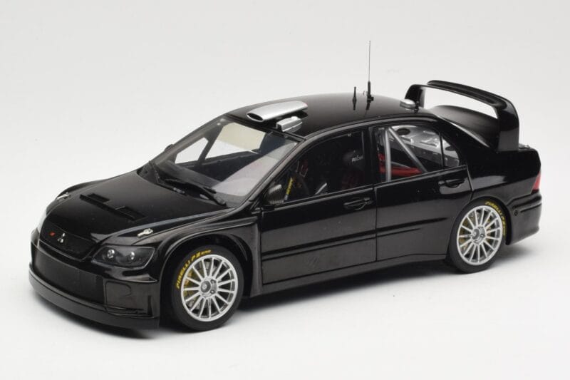 Mitsubishi Lancer Evolution WRC Plain Body Μαύρο AUTOart 1:18 80528 Μέταλλο