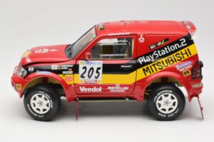 Mitsubishi Pajero Rallye Raid #205 Paris-Dakar Rally 2001 Solido 1:18 9022 Μέταλλο - εικόνα 4 από 8
