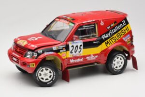 Mitsubishi Pajero Rallye Raid #205 Paris-Dakar Rally 2001 Solido 1:18 9022 Μέταλλο