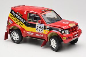 Mitsubishi Pajero Rallye Raid #205 Paris-Dakar Rally 2001 Solido 1:18 9022 Μέταλλο - εικόνα 6 από 8
