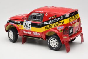 Mitsubishi Pajero Rallye Raid #205 Paris-Dakar Rally 2001 Solido 1:18 9022 Μέταλλο - εικόνα 7 από 8