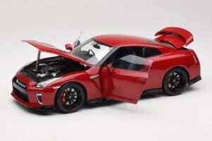 Nissan GT-R R35 Track Edition NISMO Vibrant Red MotorHelix 1:18 M83511 Μέταλλο - εικόνα 2 από 8