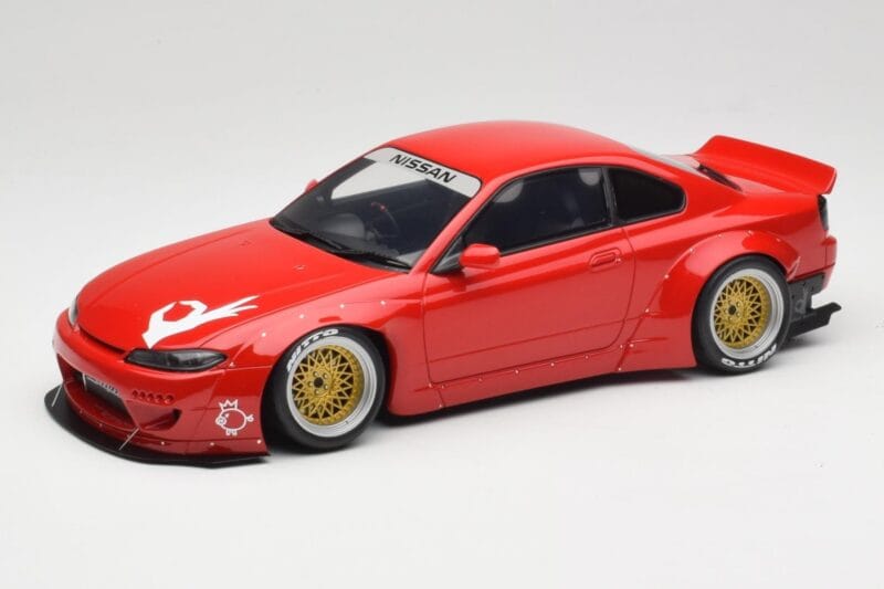 Nissan Silvia S15 Rocket Bunny Burning Red Otto 1:18 OT1115 Ρητίνη