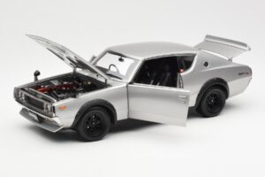 Nissan Skyline 2000 GT-R KPGC110 Ασημί Kyosho 1:18 08255S Μέταλλο - εικόνα 2 από 8