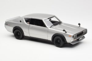 Nissan Skyline 2000 GT-R KPGC110 Ασημί Kyosho 1:18 08255S Μέταλλο - εικόνα 6 από 8