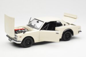Nissan Skyline 2000 GT-R KPGC110 Λευκό Kyosho 1:18 08127W Μέταλλο - εικόνα 2 από 8