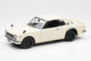 Nissan Skyline 2000 GT-R KPGC110 Λευκό Kyosho 1:18 08127W Μέταλλο