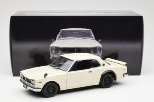 Nissan Skyline 2000 GT-R KPGC110 Λευκό Kyosho 1:18 08127W Μέταλλο - εικόνα 8 από 8