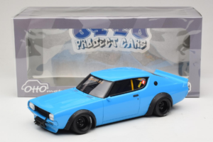 Nissan Skyline 2000 GT-R KPGC110 LB Works Μπλε Otto 1:18 OT1210 Ρητίνη - εικόνα 2 από 6