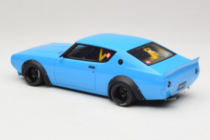 Nissan Skyline 2000 GT-R KPGC110 LB Works Μπλε Otto 1:18 OT1210 Ρητίνη - εικόνα 4 από 6