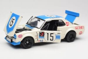 Nissan Skyline 2000GT-R KPGC10 #15 K. Takahashi Nissan Works JTCC 1972 Kyosho 1:18 08122B Μέταλλο - εικόνα 2 από 8