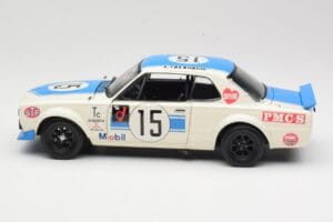 Nissan Skyline 2000GT-R KPGC10 #15 K. Takahashi Nissan Works JTCC 1972 Kyosho 1:18 08122B Μέταλλο - εικόνα 4 από 8