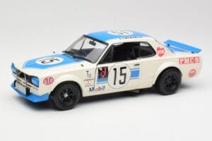 Nissan Skyline 2000GT-R KPGC10 #15 K. Takahashi Nissan Works JTCC 1972 Kyosho 1:18 08122B Μέταλλο