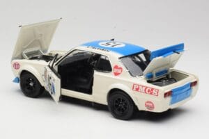Nissan Skyline 2000GT-R KPGC10 #15 K. Takahashi Nissan Works JTCC 1972 Kyosho 1:18 08122B Μέταλλο - εικόνα 5 από 8