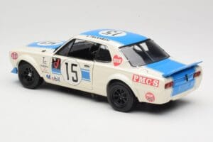 Nissan Skyline 2000GT-R KPGC10 #15 K. Takahashi Nissan Works JTCC 1972 Kyosho 1:18 08122B Μέταλλο - εικόνα 7 από 8