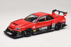 Nissan Skyline ER34 LB Super Silhouette Active Red GT Spirit 1:18 GT570 Ρητίνη