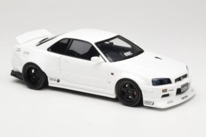 Nissan Skyline GT-R BNR34 by KRC Pearl White Otto 1:18 OT1135 Ρητίνη - εικόνα 4 από 6