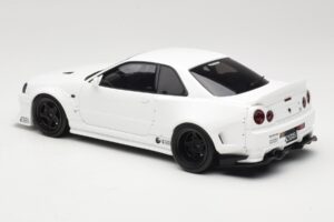 Nissan Skyline GT-R BNR34 by KRC Pearl White Otto 1:18 OT1135 Ρητίνη - εικόνα 5 από 6