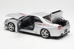 Nissan Skyline GT-R R33 R-Tune Ασημί AUTOart 1:18 77326 Μέταλλο - εικόνα 5 από 8