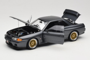 Nissan Skyline GT-R R32 V-Spec II Tuned Gun Grey Metallic AUTOart 1:18 77417 Μέταλλο - εικόνα 2 από 8