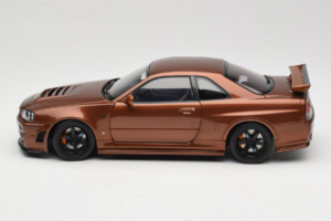 Nissan Skyline GT-R R34 Customized Metallic Bronze MotorHelix 1:18 M83414 Μέταλλο - εικόνα 4 από 8