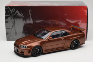 Nissan Skyline GT-R R34 Customized Metallic Bronze MotorHelix 1:18 M83414 Μέταλλο - εικόνα 8 από 8