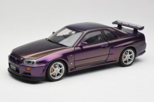 Nissan Skyline GT-R R34 V-Spec Midnight Μοβ AUTOart 1:18 77305 Μέταλλο