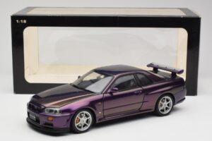 Nissan Skyline GT-R R34 V-Spec Midnight Μοβ AUTOart 1:18 77305 Μέταλλο - εικόνα 8 από 8