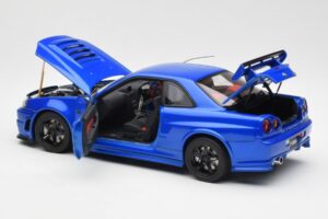 Nissan Skyline GT-R R34 NISMO Z-Tune Bayside Μπλε AUTOart 1:18 77354 Σύνθετο - εικόνα 5 από 8
