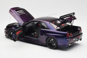 Nissan Skyline GT-R R34 NISMO Z-Tune Midnight Μοβ III AUTOart 1:18 77464 Σύνθετο - εικόνα 5 από 8