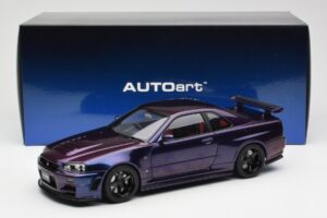 Nissan Skyline GT-R R34 NISMO Z-Tune Midnight Μοβ III AUTOart 1:18 77464 Σύνθετο - εικόνα 8 από 8