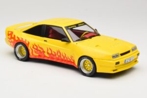Opel Manta B Mattig Κίτρινο με Φλόγα MCG 1:18 MCG18115 Μέταλλο - εικόνα 4 από 6