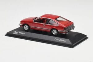 Opel Monza A Κόκκινο Minichamps 1:43 400045121 Μέταλλο - εικόνα 3 από 4