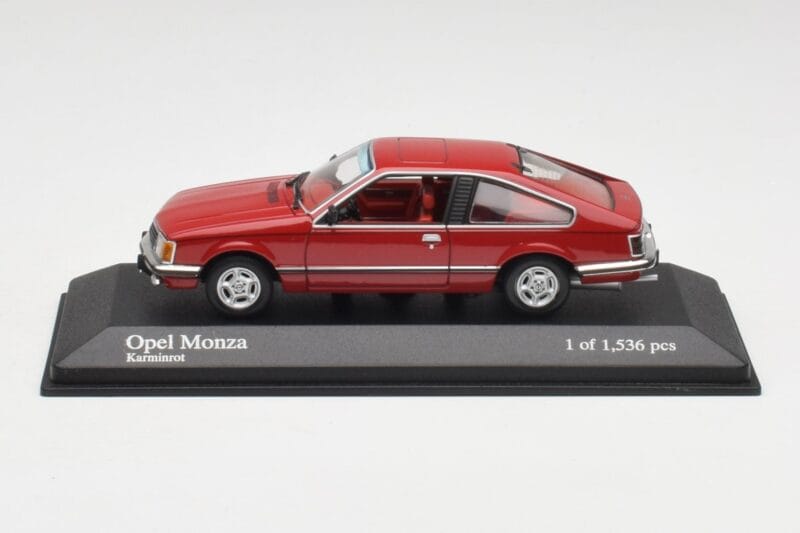 Opel Monza A Κόκκινο Minichamps 1:43 400045121 Μέταλλο